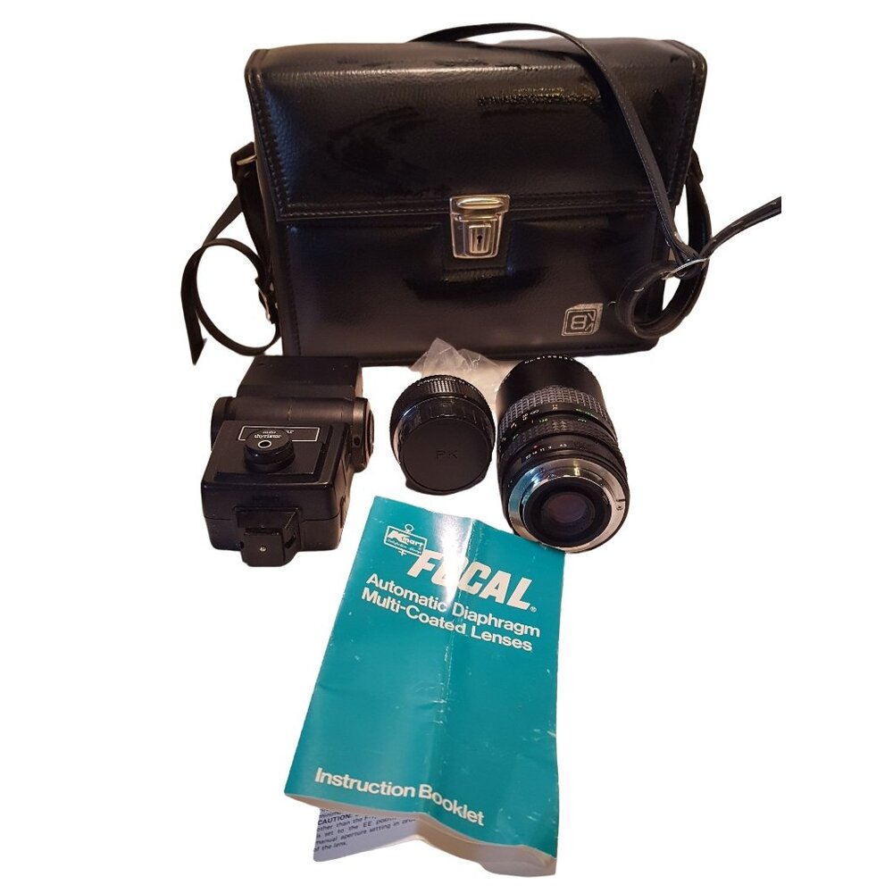 Focal 80-200mm Macro Focus Multi-Coated Automatic Diaphragm Zoom Lens Bag Lot